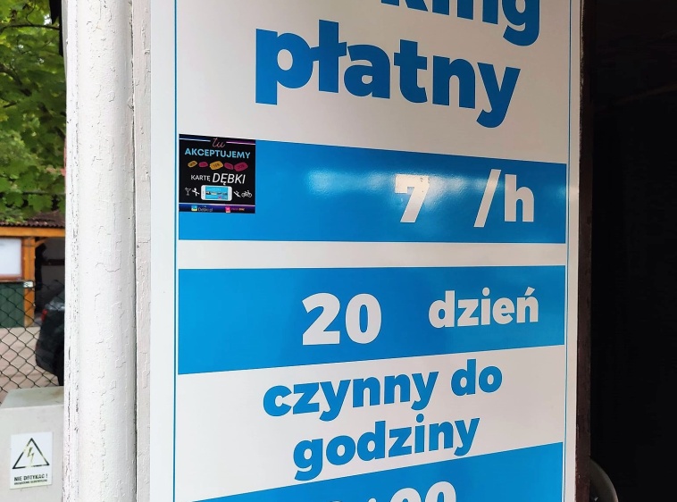 Parking Dębki 